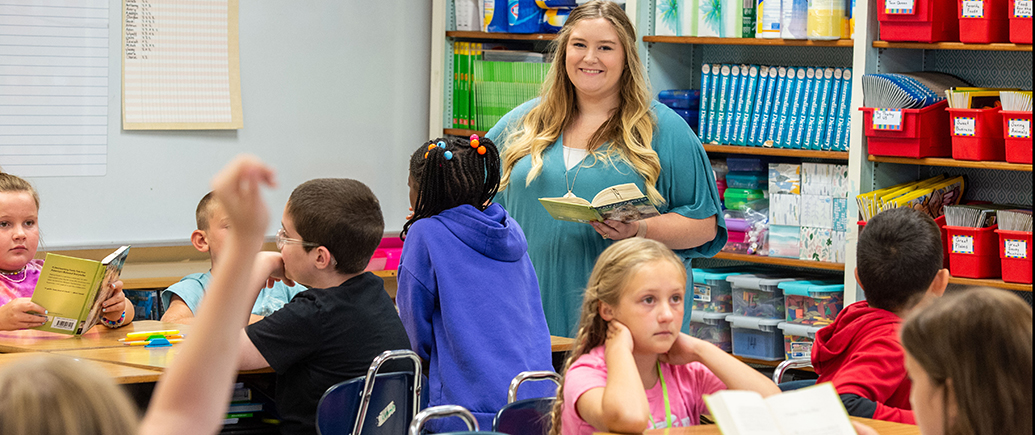 Teacher and in classroom
