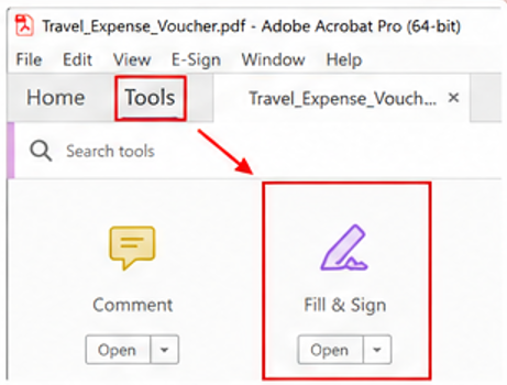 Screenshot of Adobe Acrobat Pro showing the 